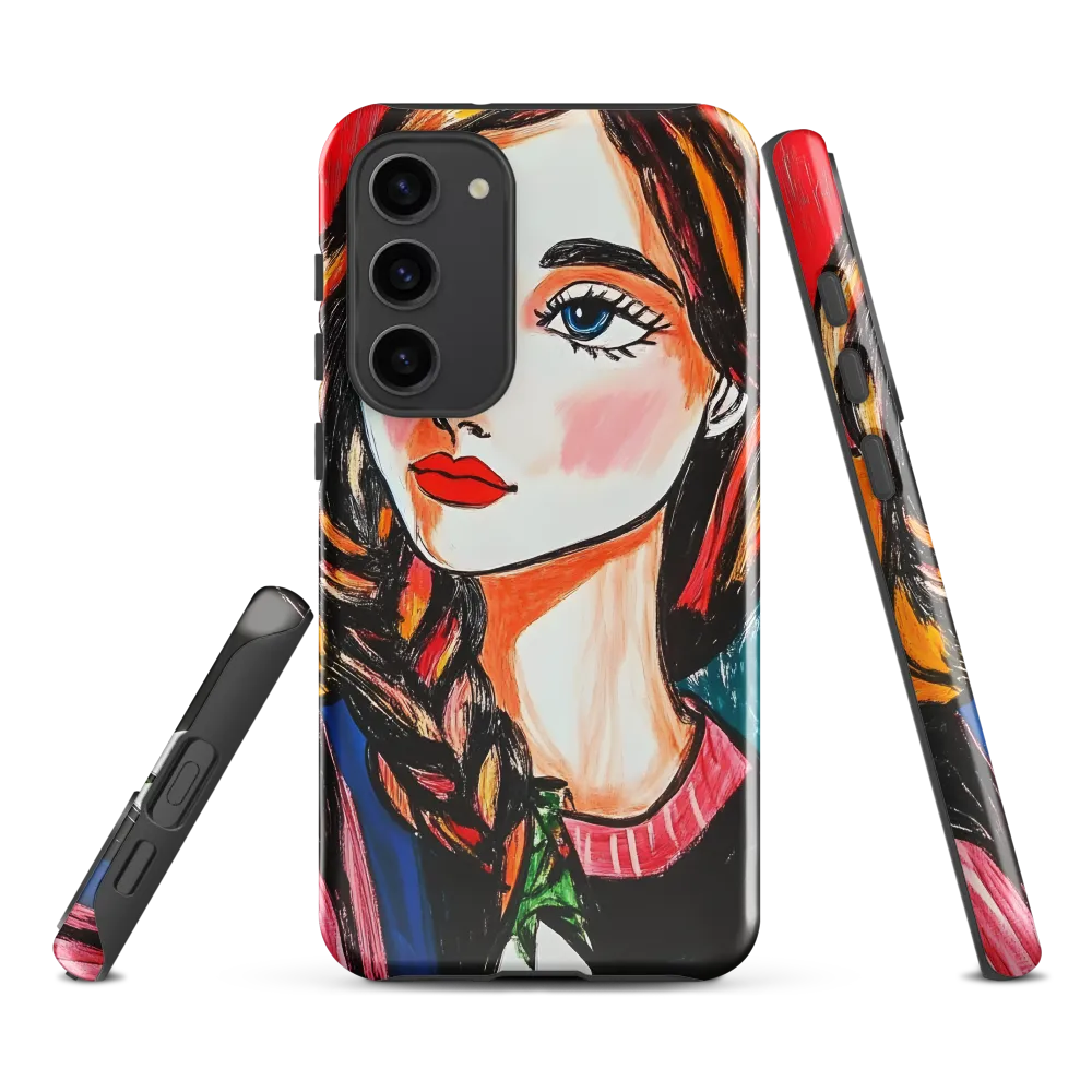 Confident Gaze | Phone Case |  S23 Plus | Tough Case | Glossy