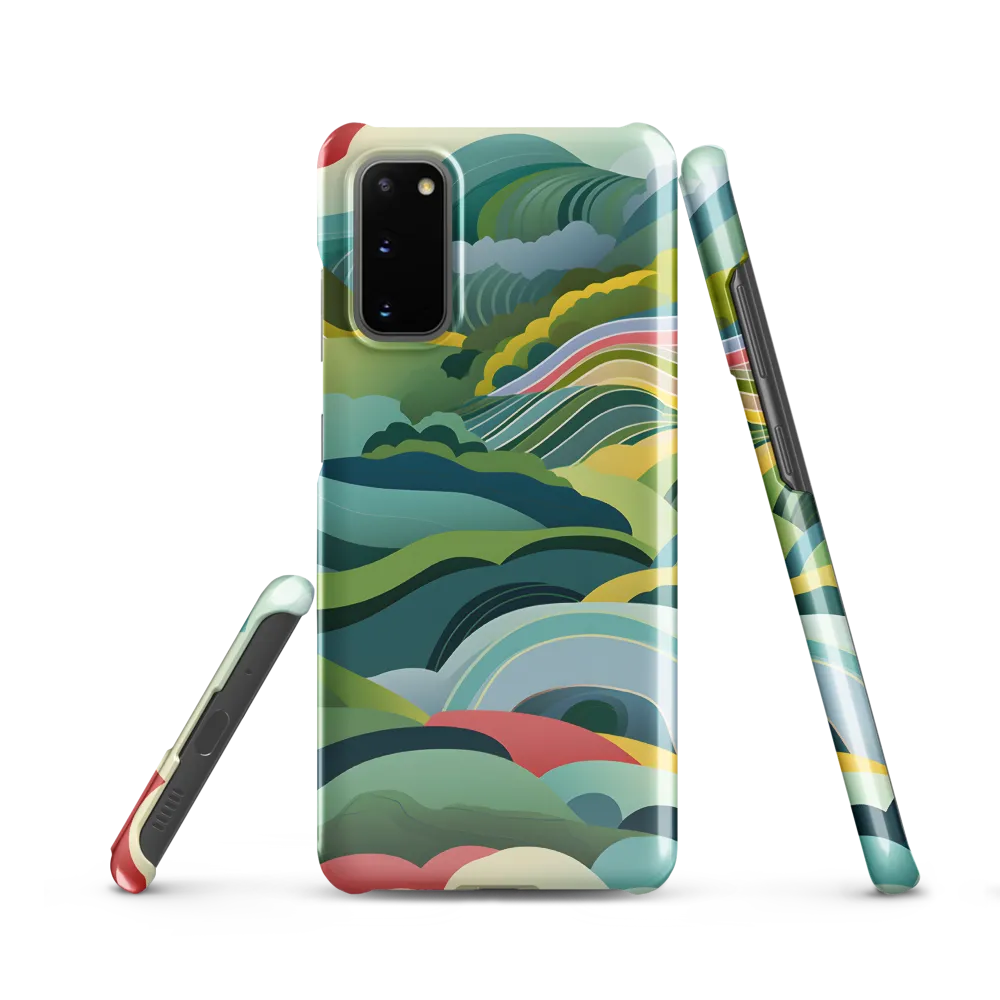 Waves of Serenity | Phone Case |  S20 | Snap Case | Glossy