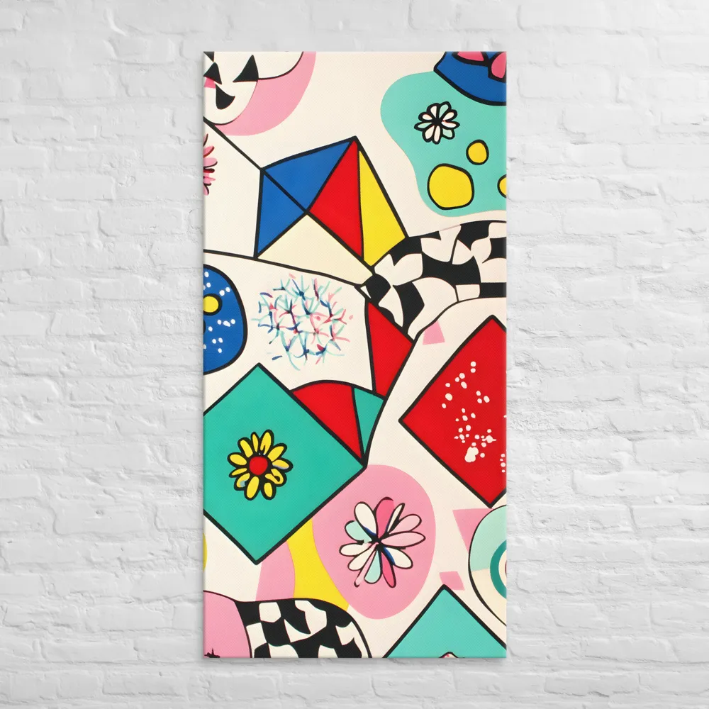 Joyful Geometry: A Playful Dance of Shapes and Colors
