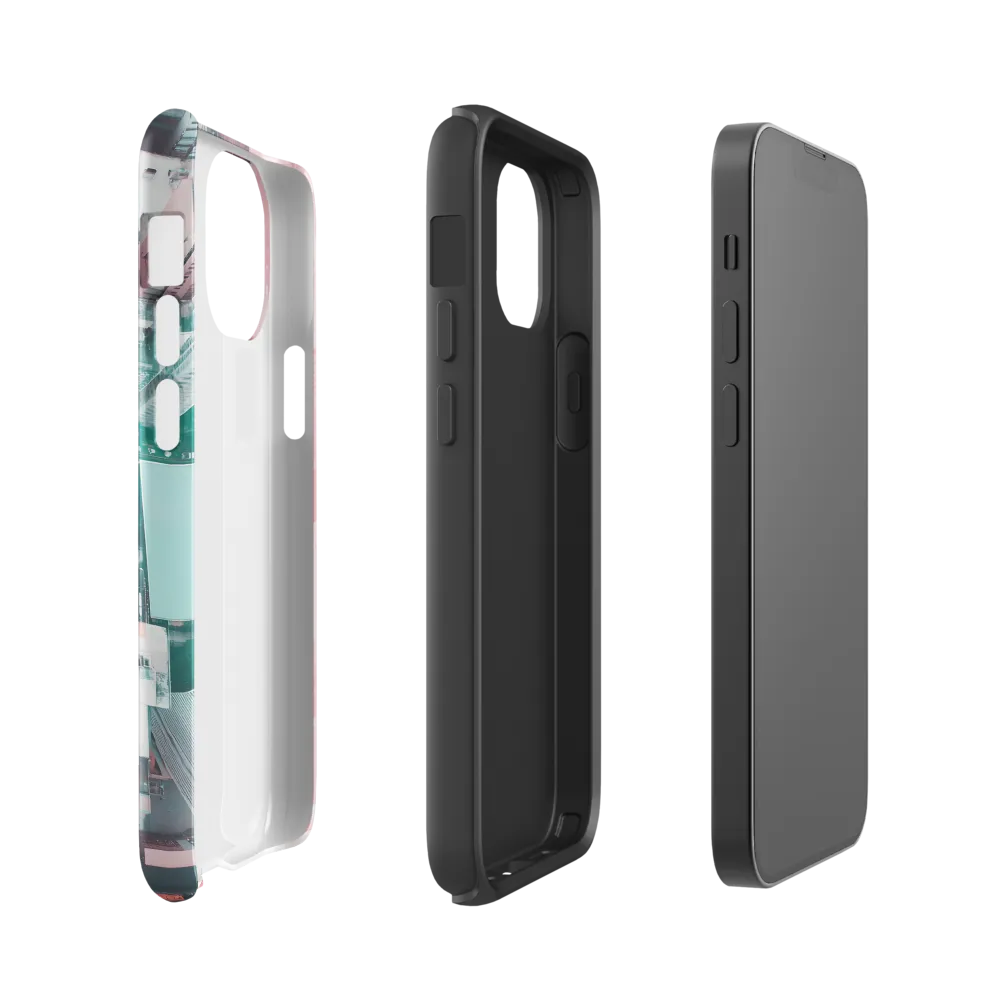 Urban Harmony: Aerial Perspectives | Phone Case |  13 mini | Tough Case | Glossy