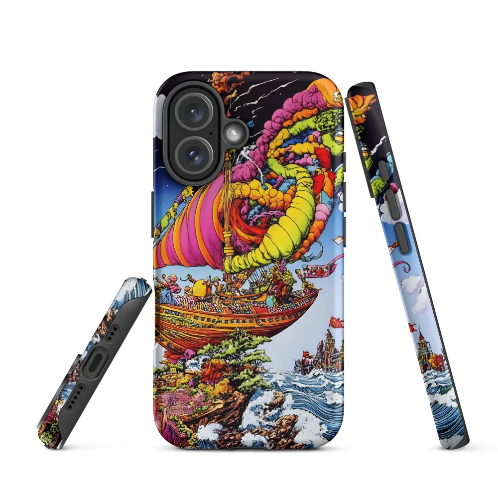 Voyage of Whimsy: A Surreal Sailor's Dream | Phone Case