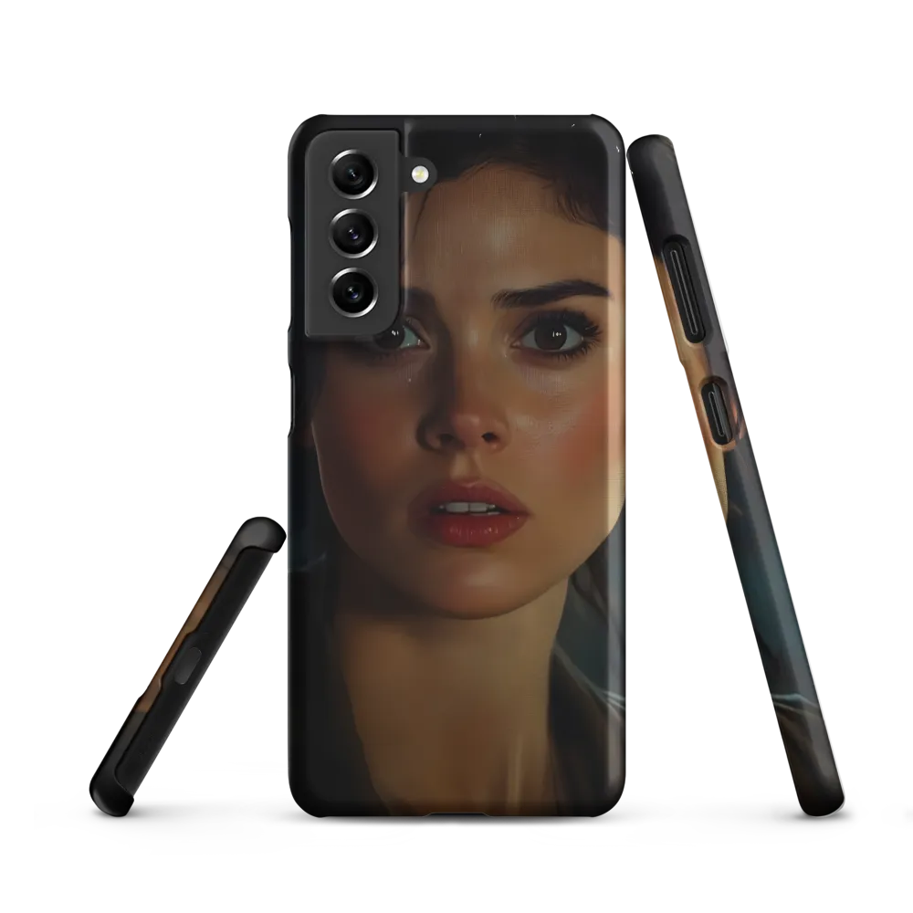 Gaze of Intensity | Phone Case |  S21 | Snap Case | Matte
