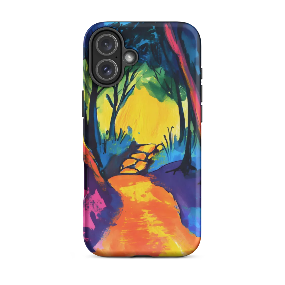 Path Through a Vibrant Forest