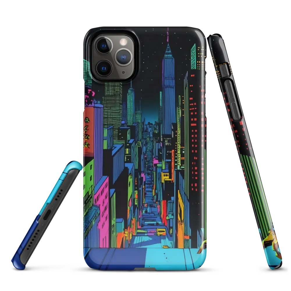 Neon Dreams of a Futuristic City | Phone Case |  11 Pro Max | Snap Case | Glossy