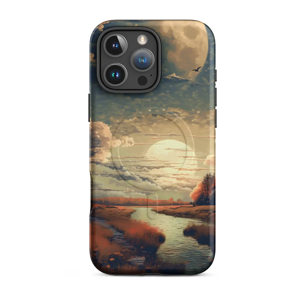 Whispers of Dusk: A Tranquil River Landscape