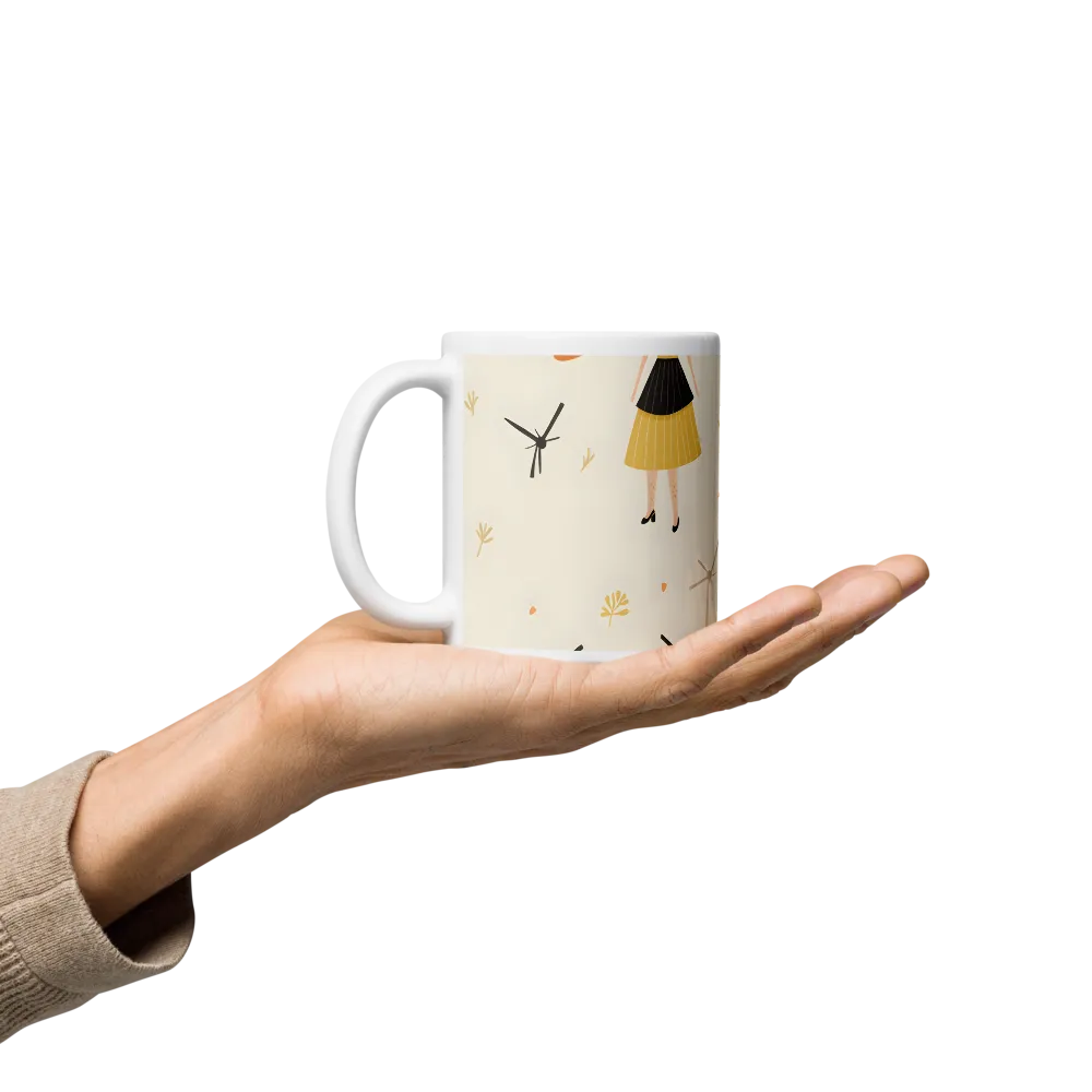 Whimsical Patterns of Nature and Femininity | Mugs | Multiple Sizes & Colors