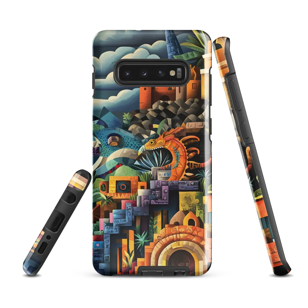 Embrace of the Mythical Landscape | Phone Case |  S10 Plus | Tough Case | Glossy