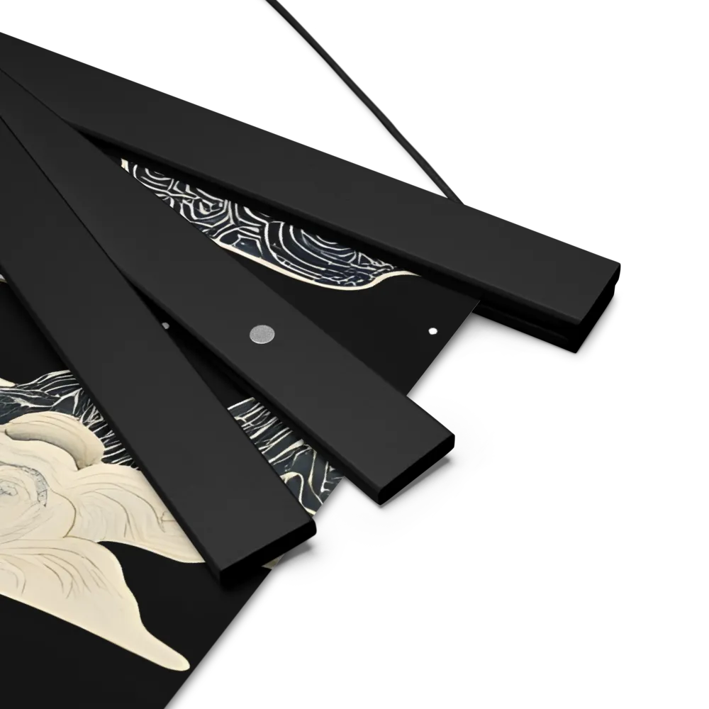 Whispers of the Pagoda | Poster With Black Wood Hanger | 18″×18″
