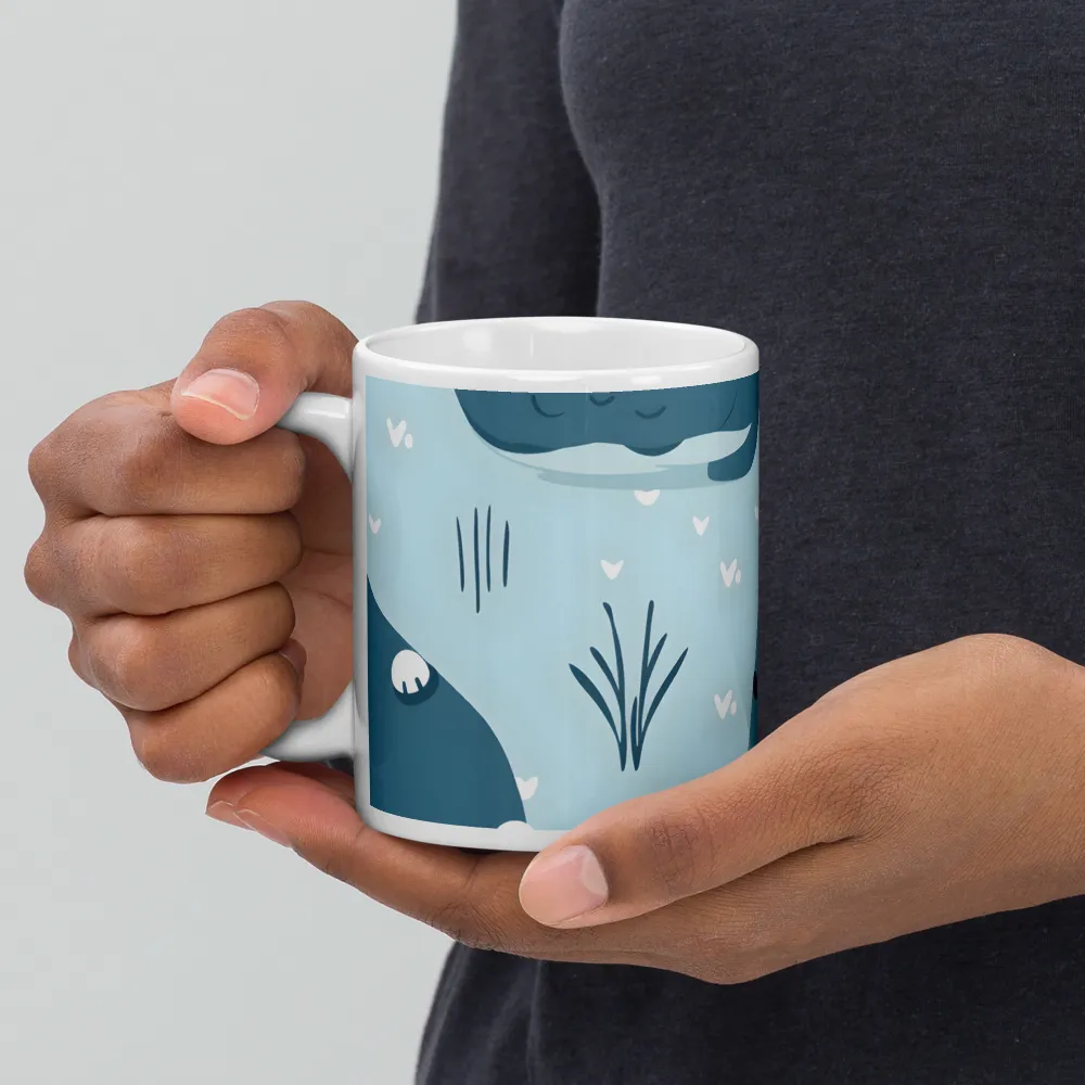 Whimsical Hippo Delight | Mugs | Multiple Sizes & Colors