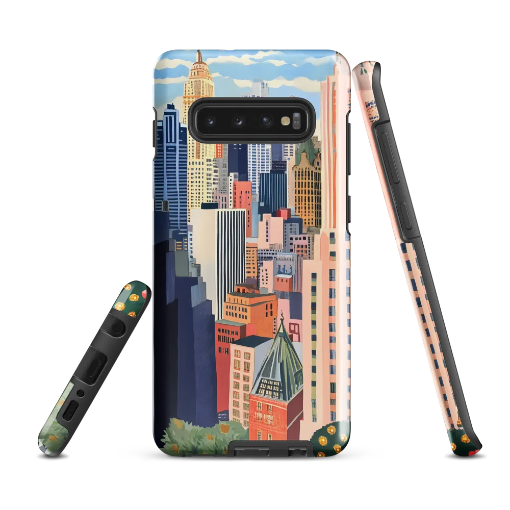 Vibrant City Dreams | Phone Case |  S10 Plus | Tough Case | Glossy