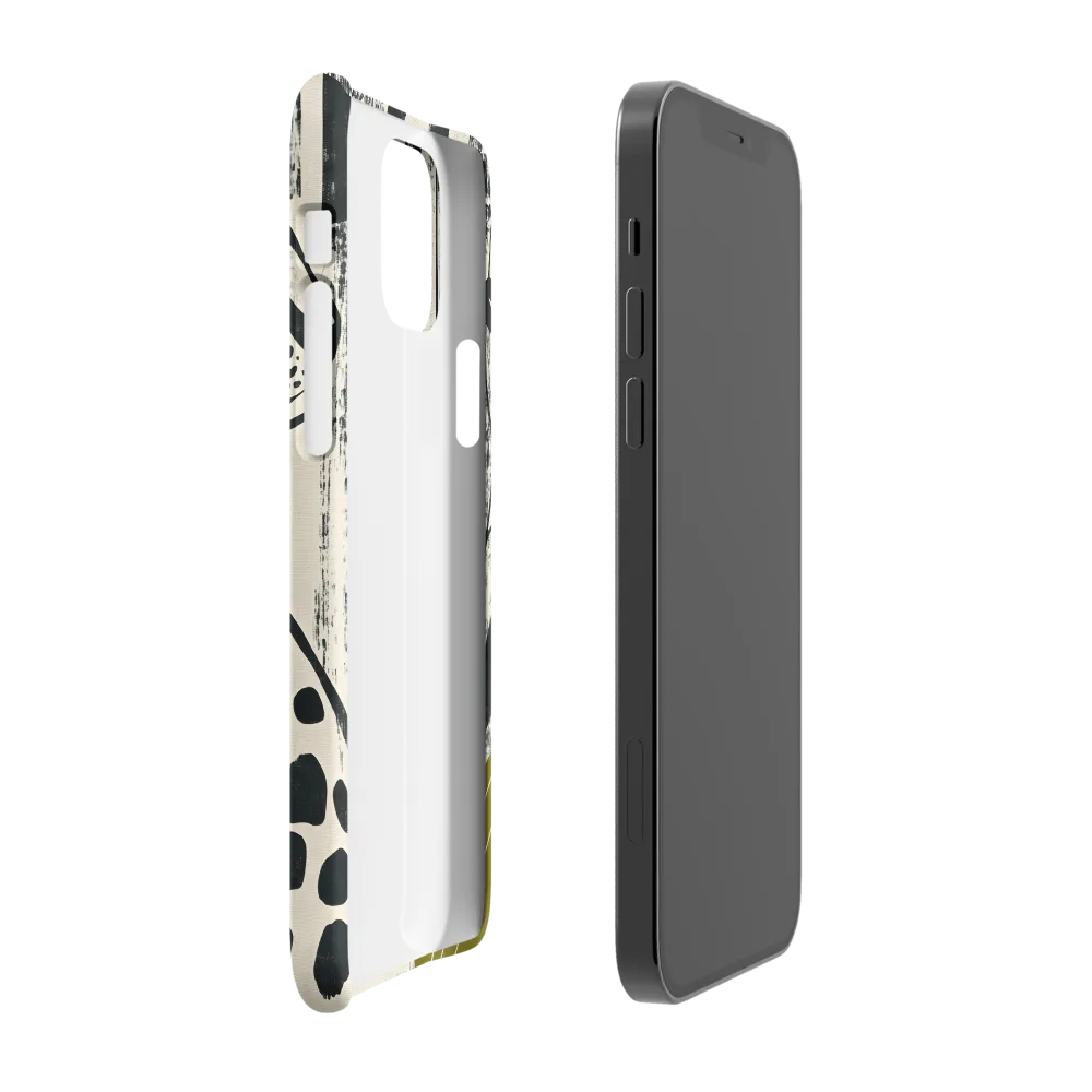 Leopard in Silhouette: A Modern Appeal | Phone Case |  12 | Snap Case | Matte