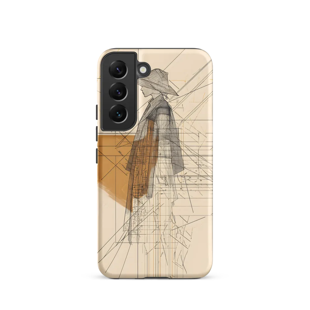 Abstract Profile: A Minimalist Exploration | Phone Case |  S22 | Tough Case | Matte