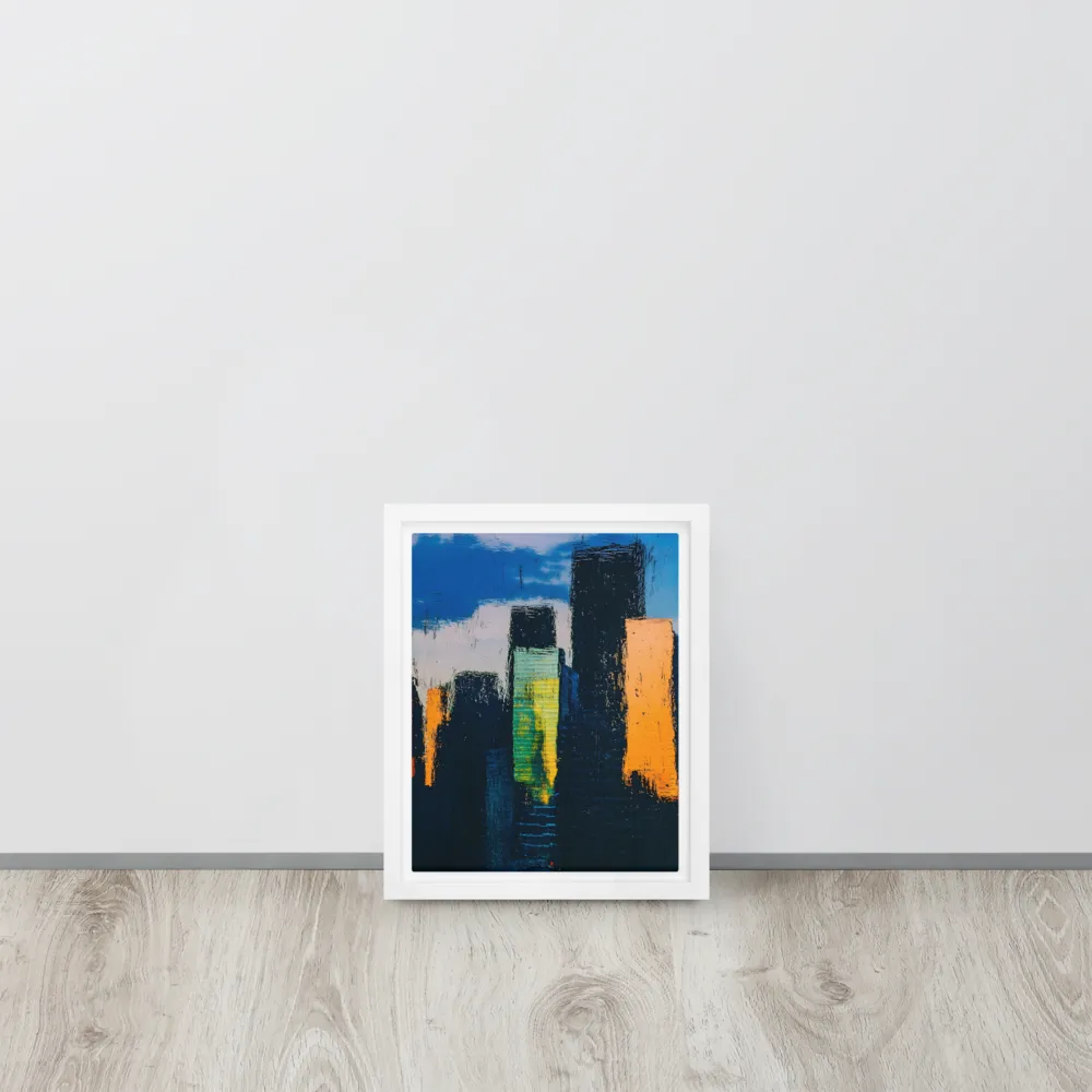 Reflections of Tranquility | Canvas with White Frame | 8″×10″