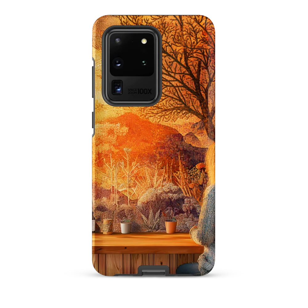 Whispers of a Golden Sunset | Phone Case |  S20 Ultra | Tough Case | Matte