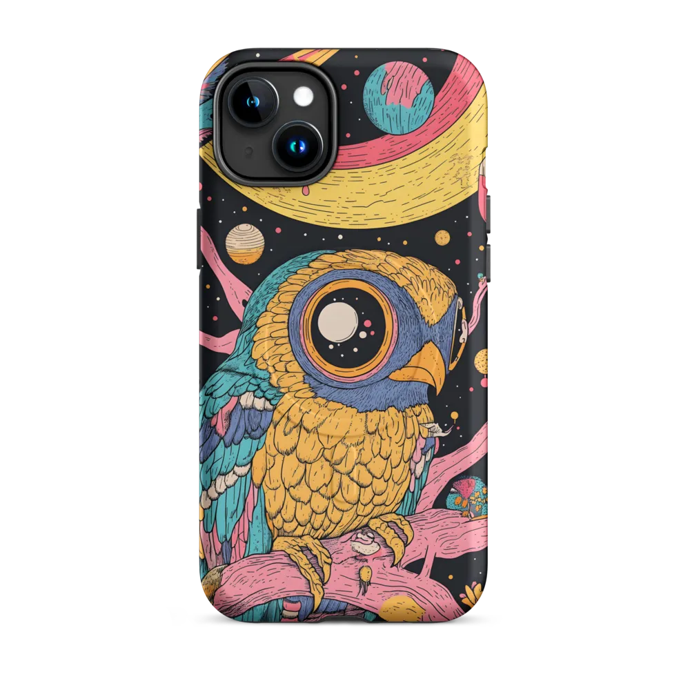 Whimsical Cosmic Owl | Phone Case |  15 Plus | MagSafe® Tough Case | Matte