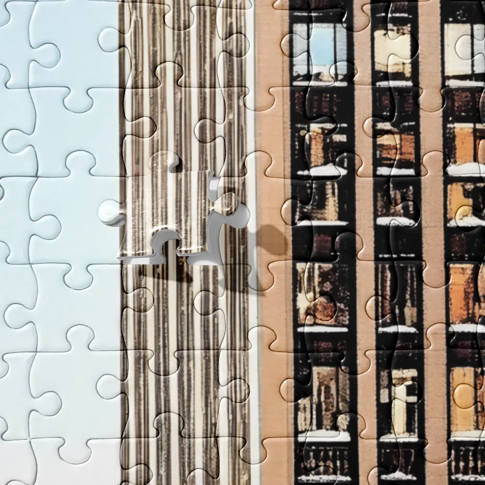 Winter's Urban Embrace | Jigsaw Puzzle | 252 pieces