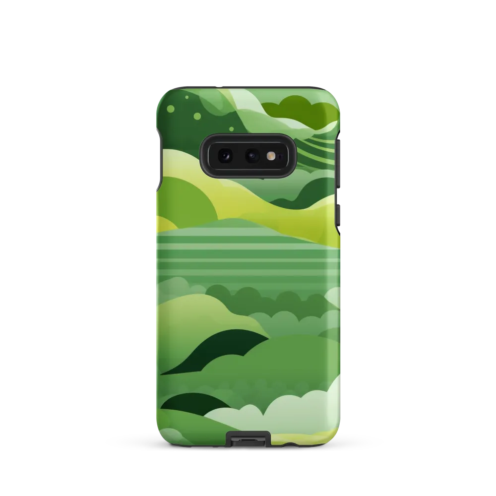 Tranquility in Green Waves