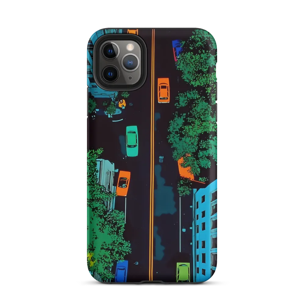 Urban Pulse: A Colorful Intersection