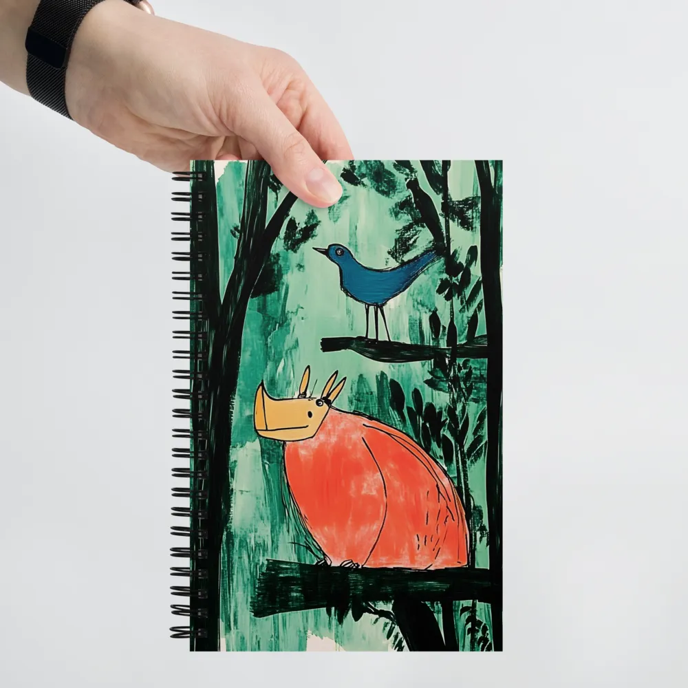 Whimsical Forest Companions | Spiral Notebook