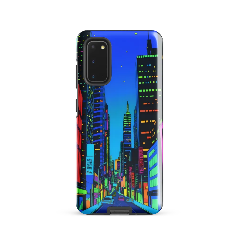 Neon Dreamscape: A Futuristic City at Dusk
