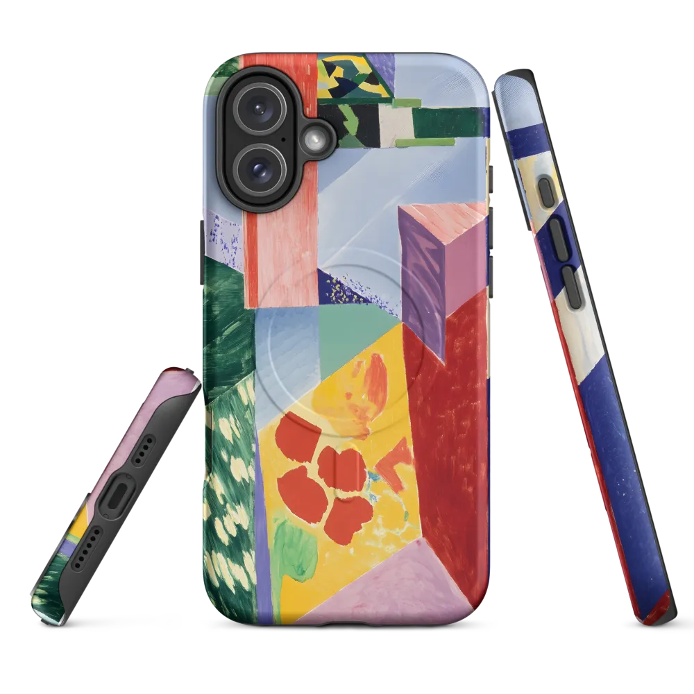 Interplay of Geometry and Color | Phone Case |  16 Plus | MagSafe® Tough Case | Matte