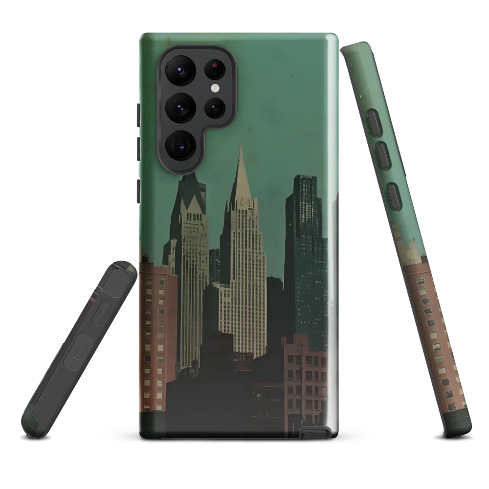 Urban Nostalgia: A Retro Cityscape