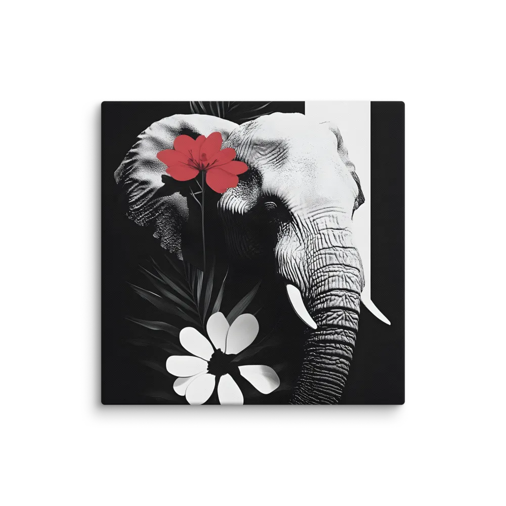Elephant Harmony | Canvas | 20″×20″