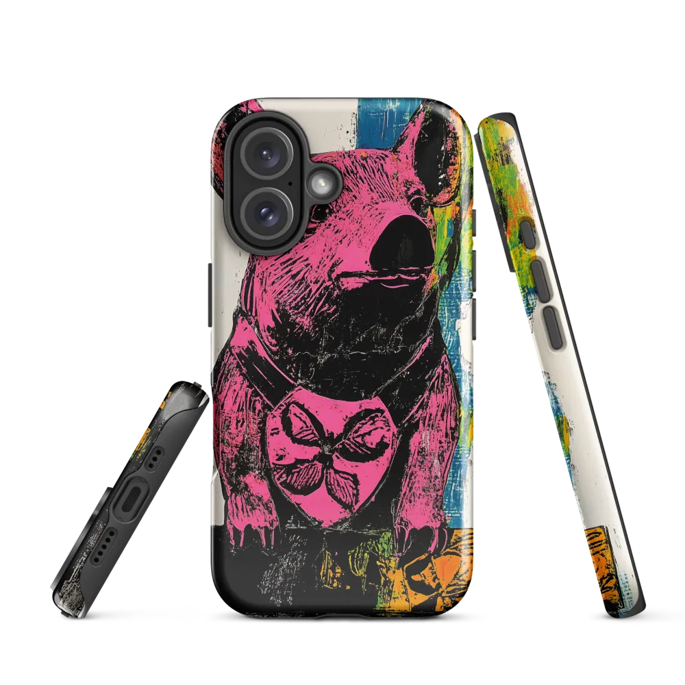 Vibrant Hearted Pig