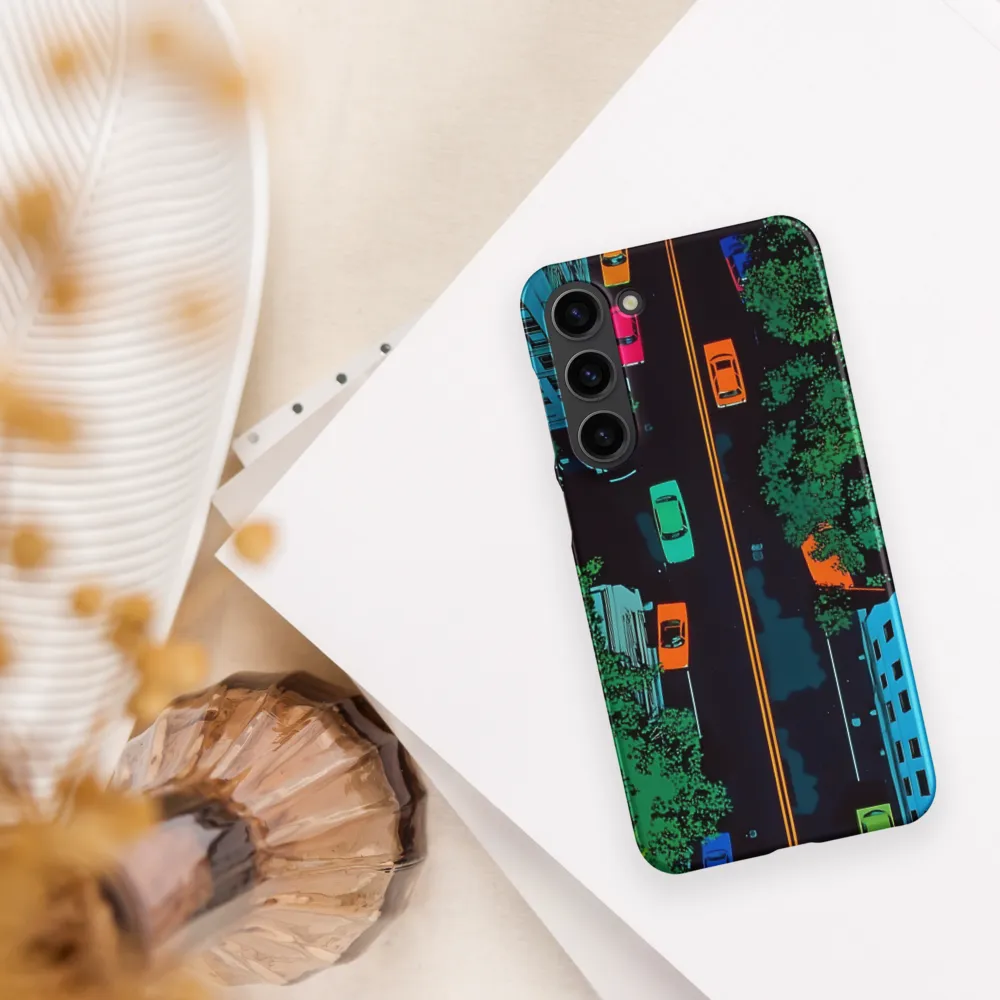 Urban Pulse: A Colorful Intersection