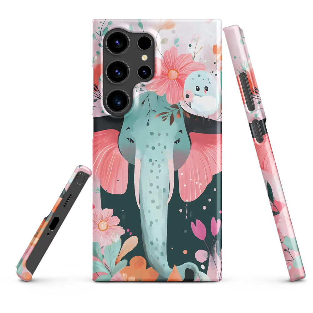 Whimsical Elephant in Bloom
