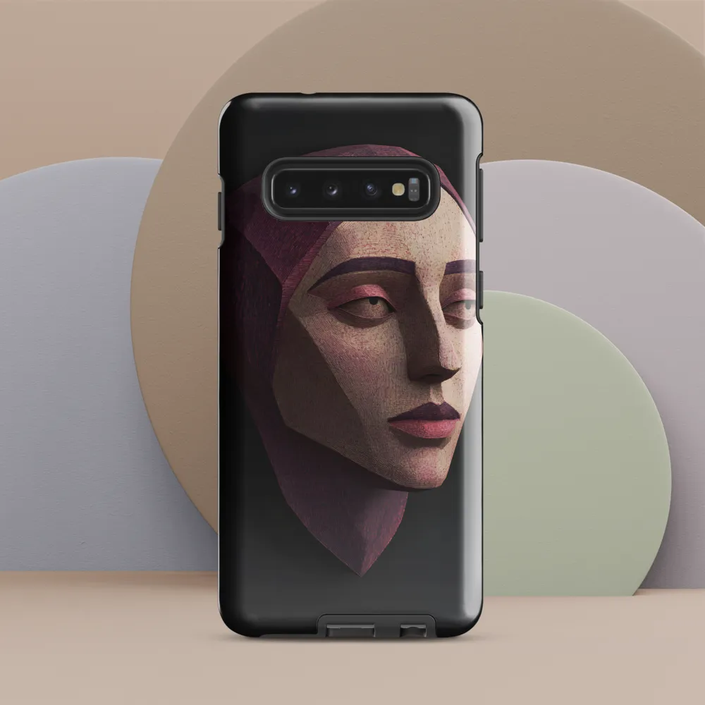 Geometric Elegance: A Contemporary Portrait