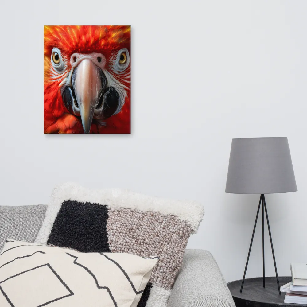 The Fiery Gaze of the Parrot