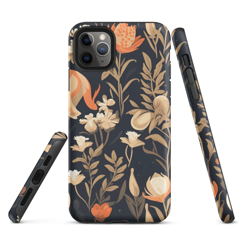 Floral Harmony: A Dance in the Dark
