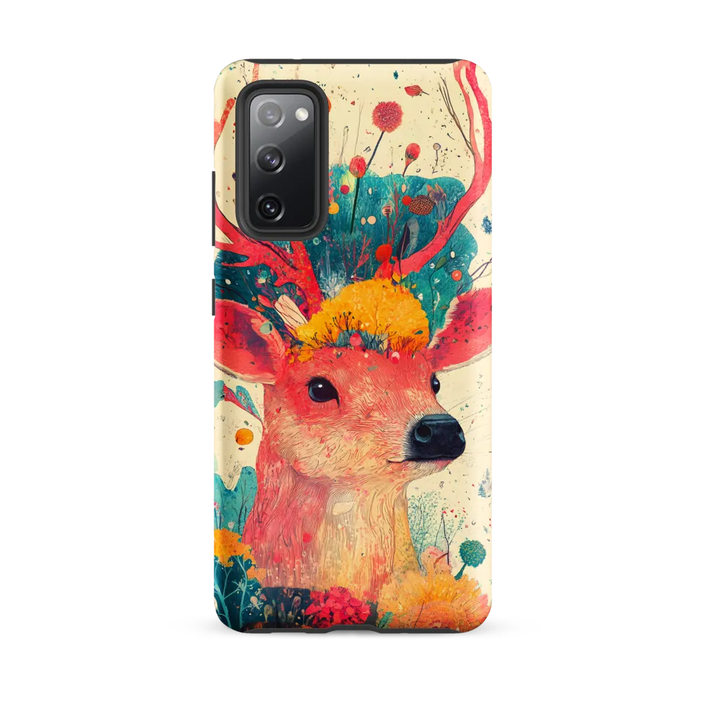 Whimsical Harmony: A Deer in Bloom