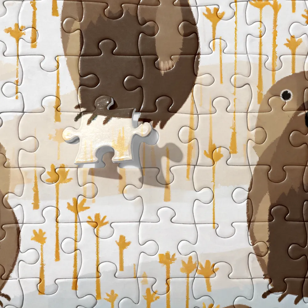 Whimsical Waters: A Celebration of Otters and Seals