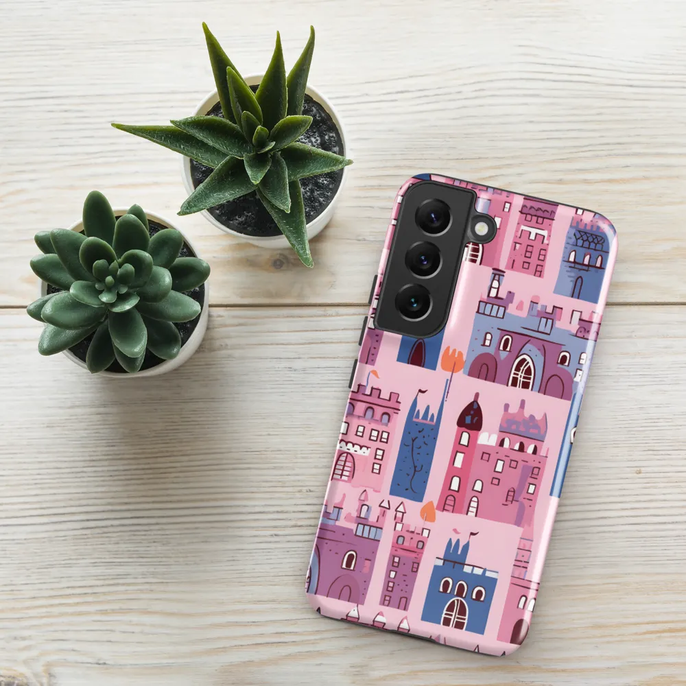 Whimsical Castles: A Playful Tapestry | Phone Case |  S22 | Tough Case | Glossy