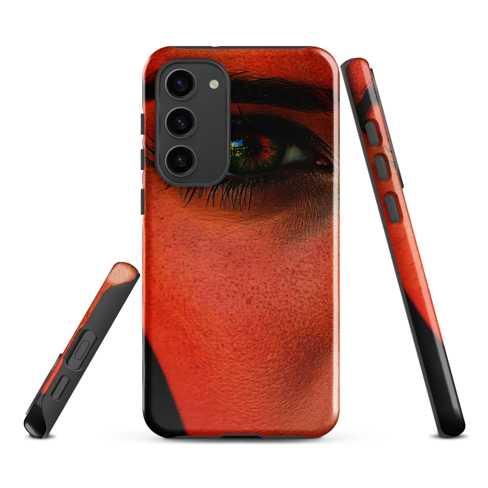Gaze of Intensity | Phone Case |  S23 Plus | Tough Case | Glossy
