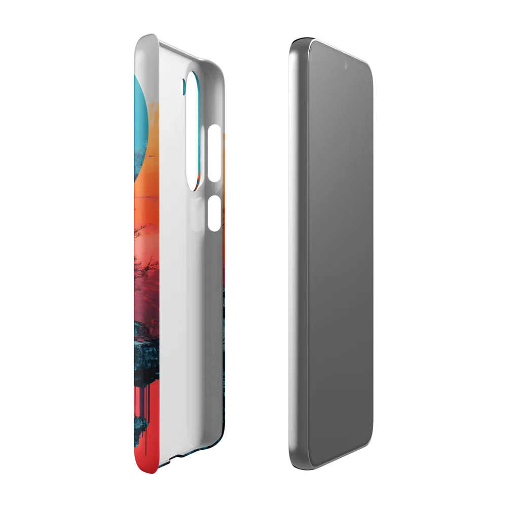 Ethereal Landscapes: A Dance of Color and Form | Phone Case |  S23 Plus | Snap Case | Matte