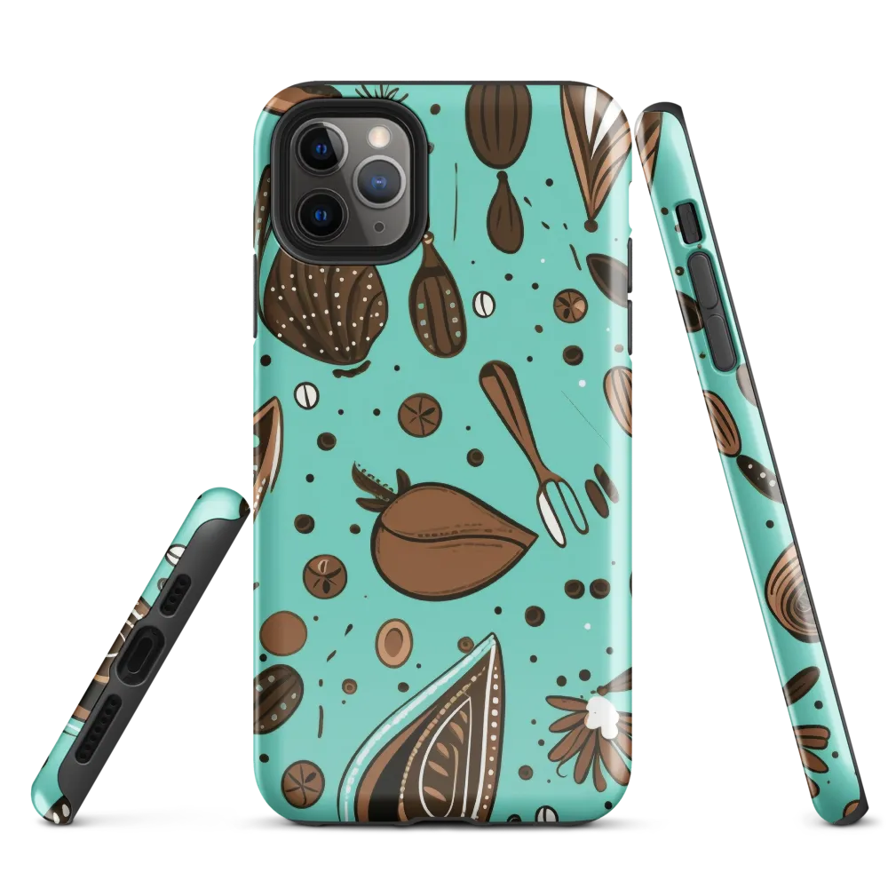 Whimsical Culinary Print | Phone Case |  11 Pro Max | Tough Case | Glossy