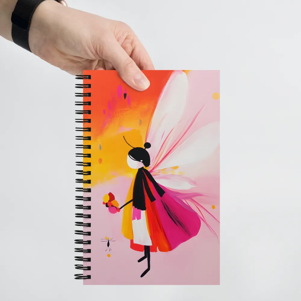 Whispers of a Floral Fairy | Spiral Notebook