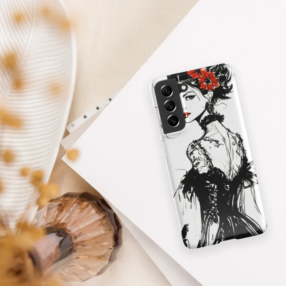 Elegance in Black and Red