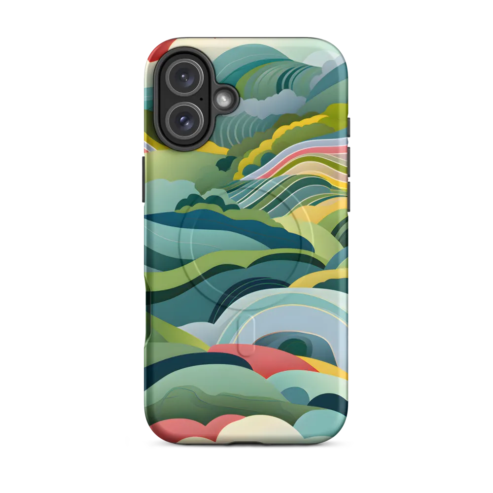 Waves of Serenity | Phone Case |  16 Plus | MagSafe® Tough Case | Matte