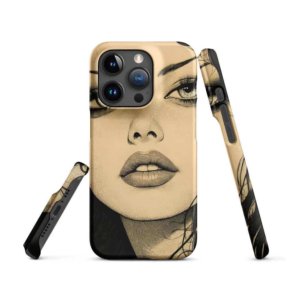 Enigmatic Gaze | Phone Case |  15 Pro | Snap Case | Matte