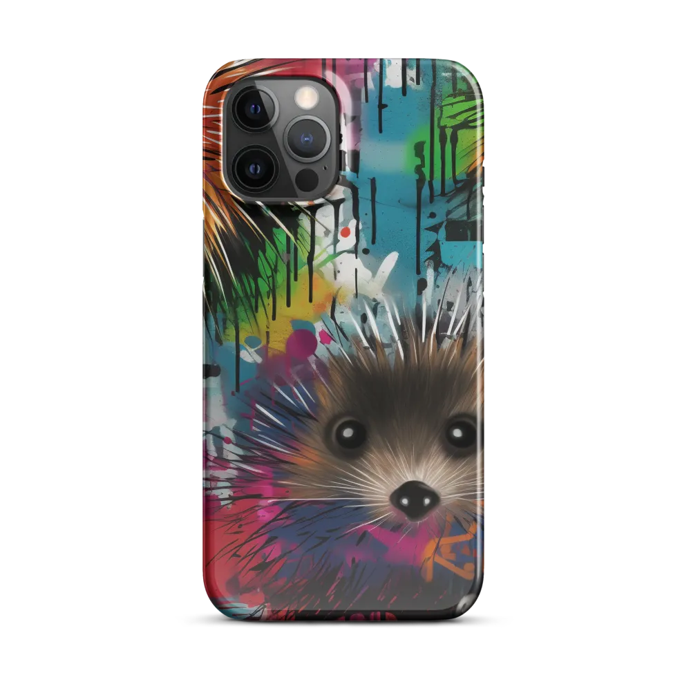 Whimsical Hedgehogs in a Kaleidoscopic Wonderland | Phone Case |  12 Pro Max | Snap Case | Glossy