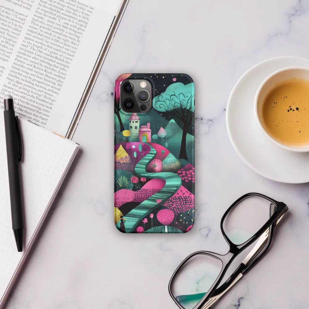 Whimsical Journey through Colorful Lands | Phone Case |  12 Pro | Snap Case | Matte