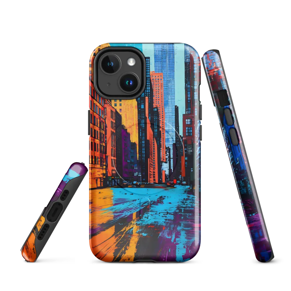 Vibrant Urban Horizons | Phone Case |  14 | MagSafe® Tough Case | Glossy