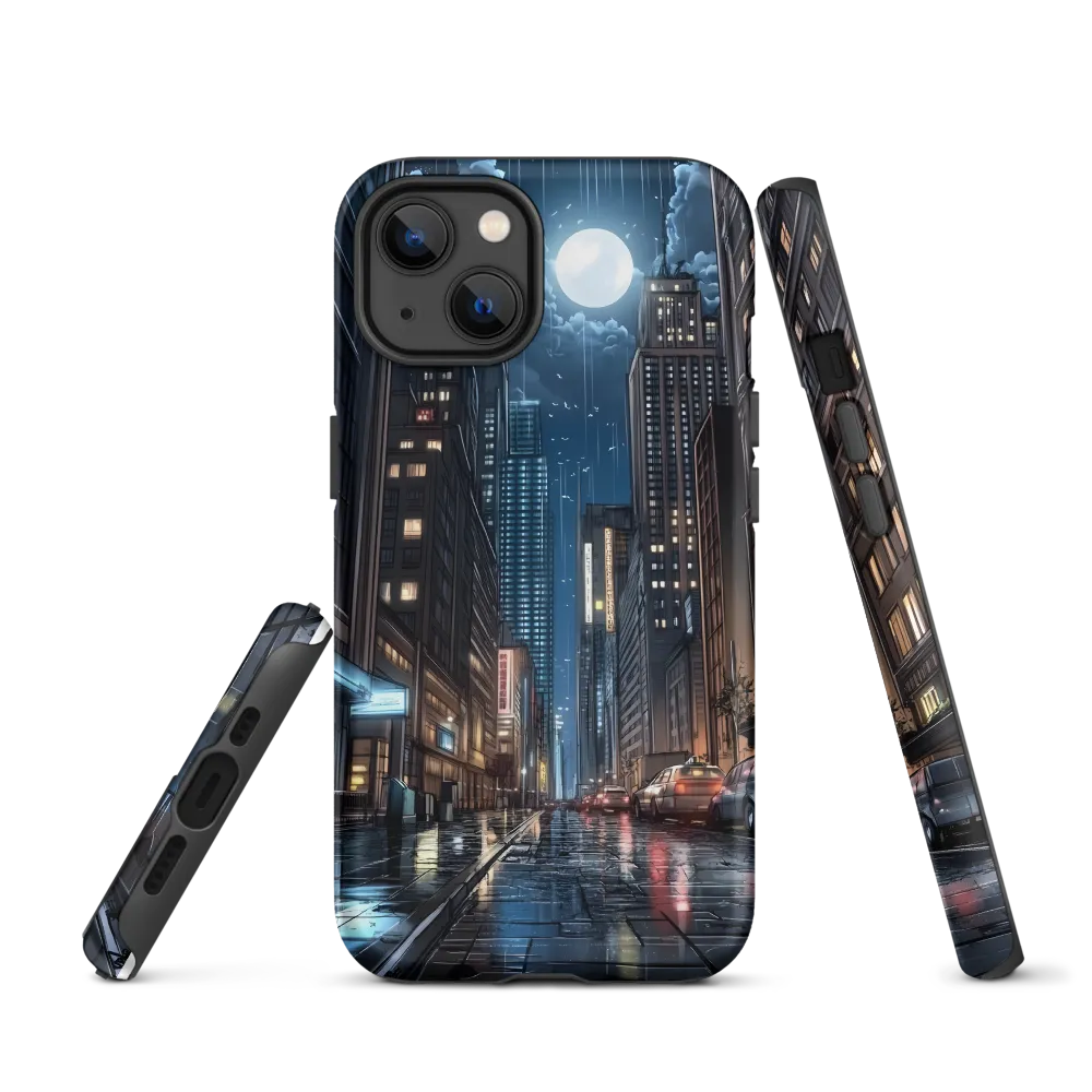 Moonlit Urban Serenity | Phone Case |  13 | Tough Case | Matte