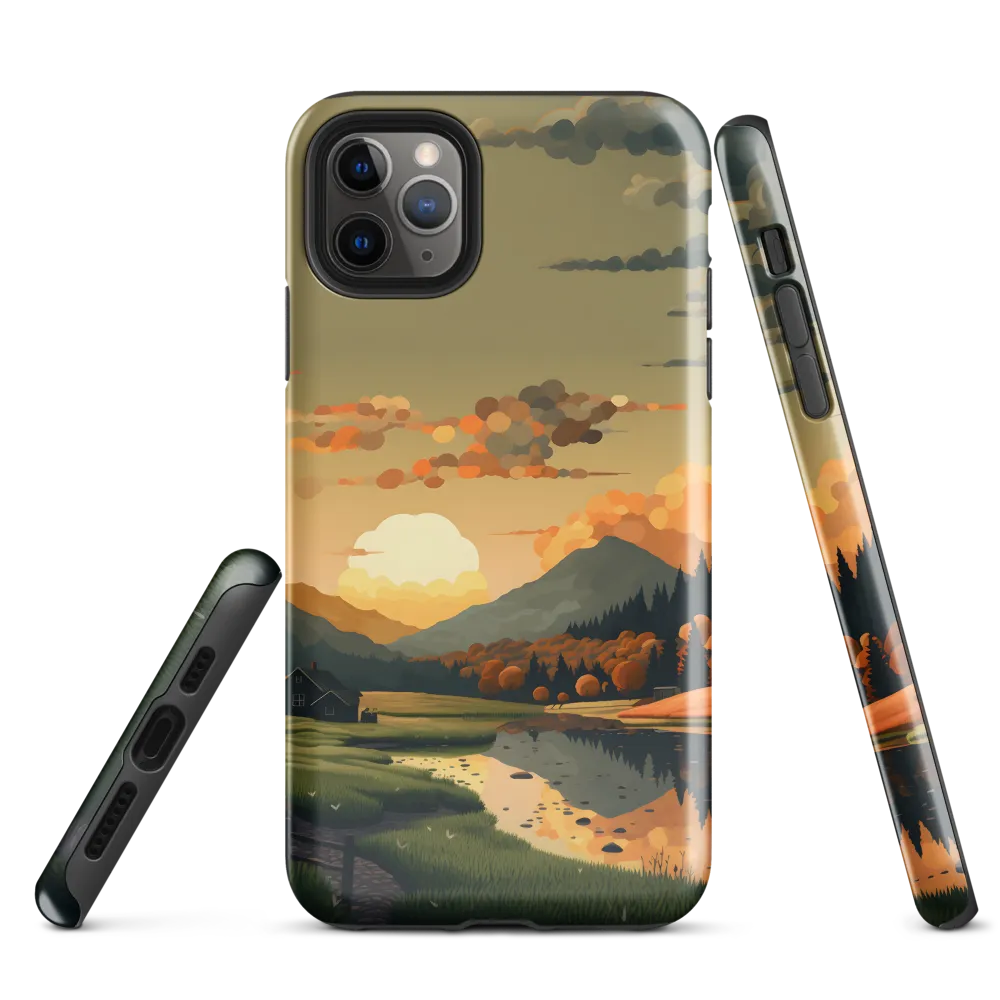 Whispers of Autumn: A Tranquil Evening | Phone Case |  11 Pro Max | Tough Case | Glossy