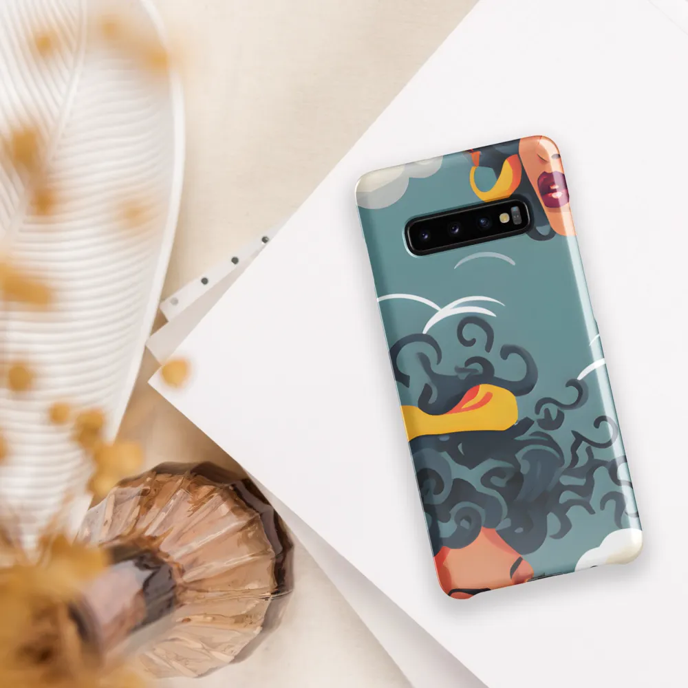 Dreamscapes of Elegance: A Vibrant Exploration of Clouds and Emotion | Phone Case |  S10 Plus | Snap Case | Glossy