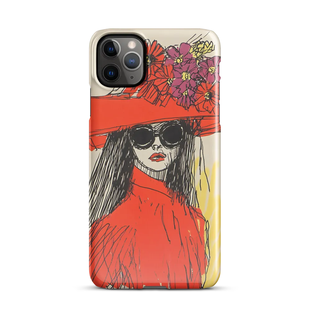 Floral Elegance: A Bold Fashion Statement | Phone Case |  11 Pro Max | Snap Case | Glossy